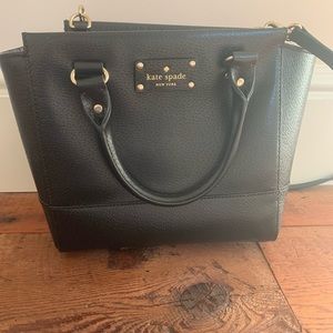 Black Kate Spade cross body bag!